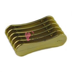 Suport pentru pensule de manichiura PB05, culoare Gold Metalizat